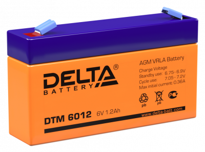 Delta DTM 6012 Аккумулятор